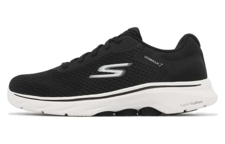 Skechers GO WALK 7 Abrasion Resistant Breathable Low top Casual Shoes Men's Black