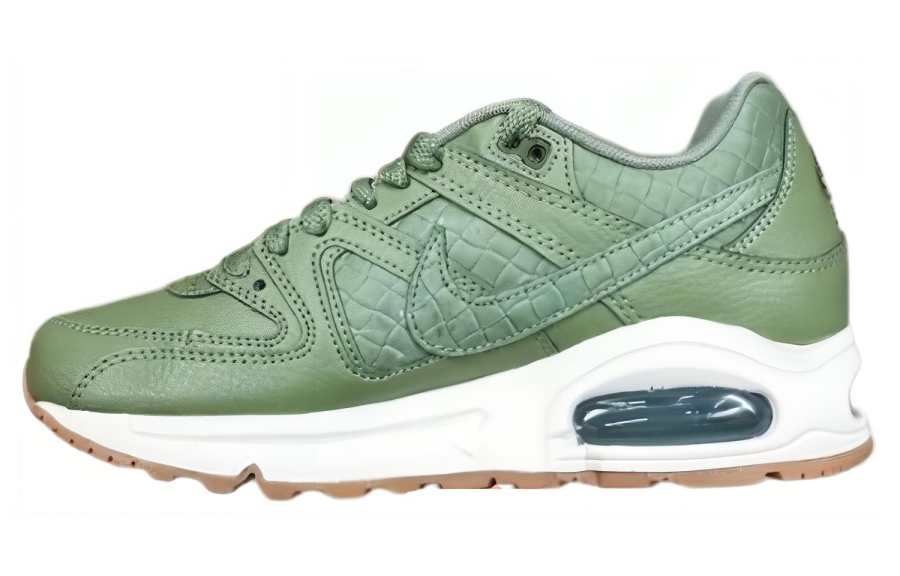 Nike Nike Air Max Command Comfortable Abrasion Resistant Breathable Low top Running Shoes Women's Green