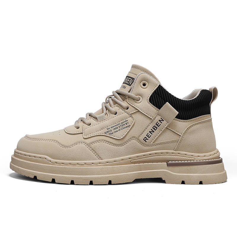 RENBEN RENBEN Short Combat Boots 4CM Men's