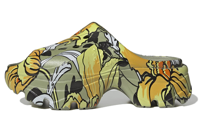 Adidas Adidas SMC Slide Slippers Women's Green Orange