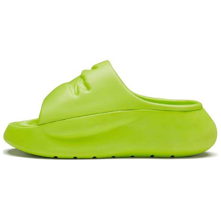 LACOSTE Rubber Sole Abrasion Resistant Slide Slippers Women's Green