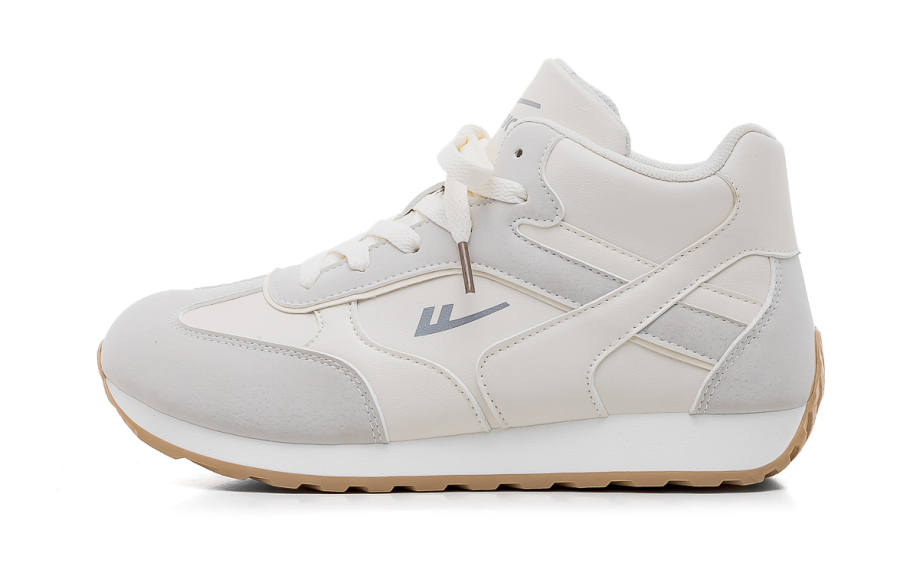 Warrior Waterproof And Lightweight High top Casual Shoes Women's Beige Light Gray