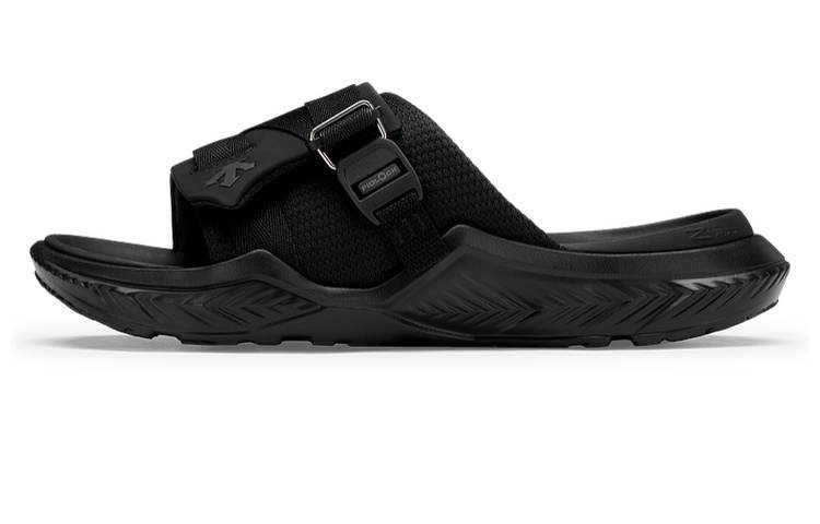 DESCENTE RUNNING Slip Resistant Slip Resistant Slide Slippers Women's Black