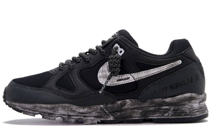 Nike Nike Air Span 2 Black Street Wasteland Low top Casual Shoes Unisex Black Gray