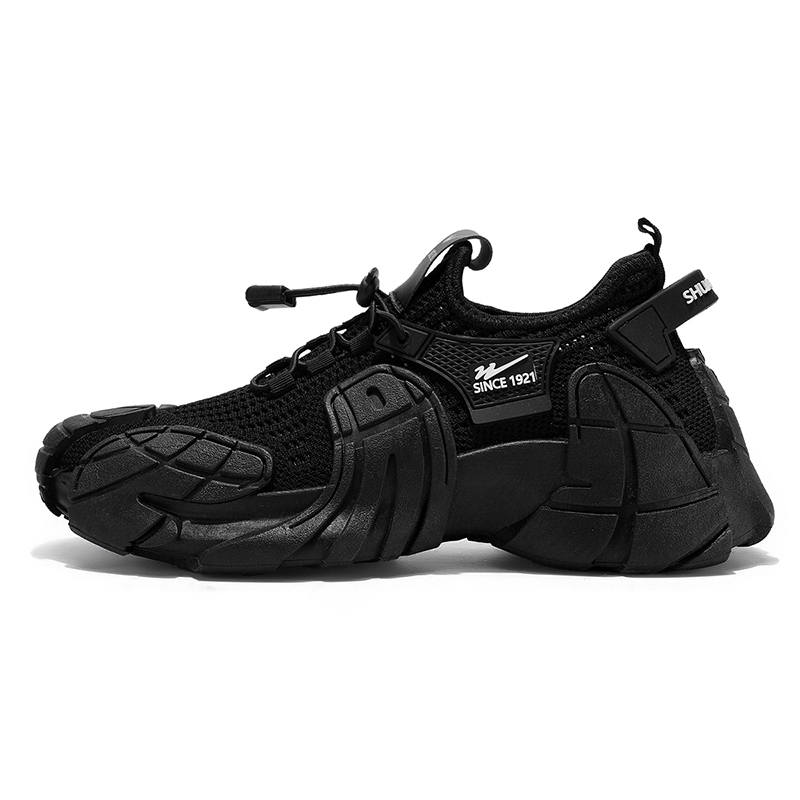 Binary Binary Cushioning Lightweight Breathable Low top Casual Shoes Men's Black