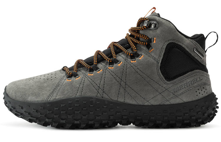 MERRELL Wrapt Slip Resistant, Abrasion Resistant, Lightweight Low top Casual Shoes Men's Gray