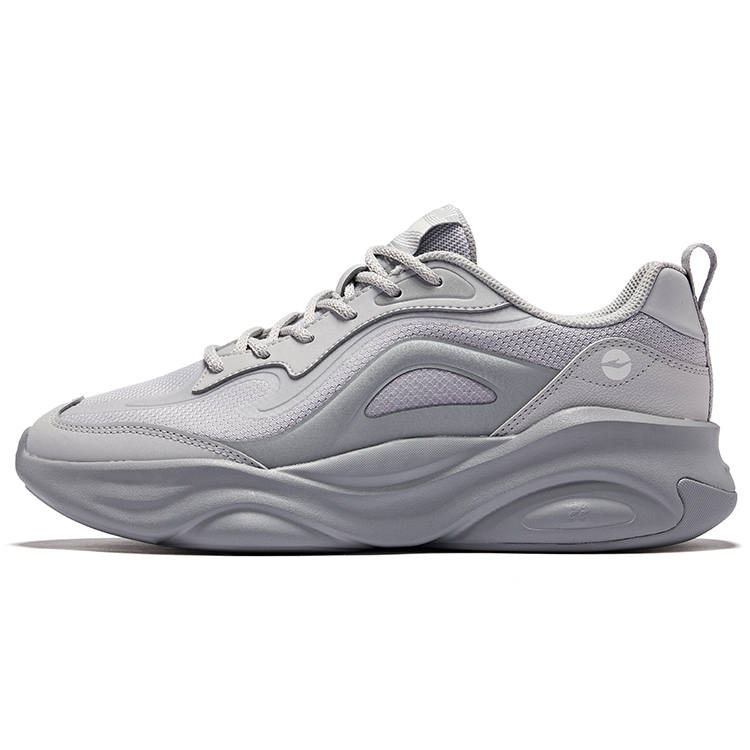 Erke Abrasion Resistant Coverage Low top Casual Shoes Men's Mist Gray