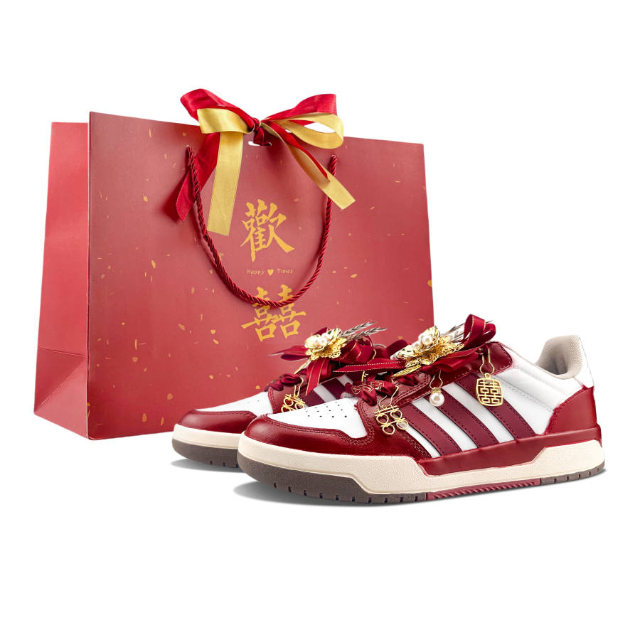 Adidas Neo Entrap Cushioning, Wear Resistant Low top Skateboard Shoes Unisex Red