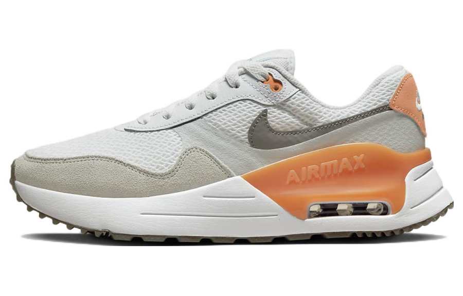 Nike Nike Air Max Systm 'White Pure Platinum Orange Trance Flat Pewter' Women's