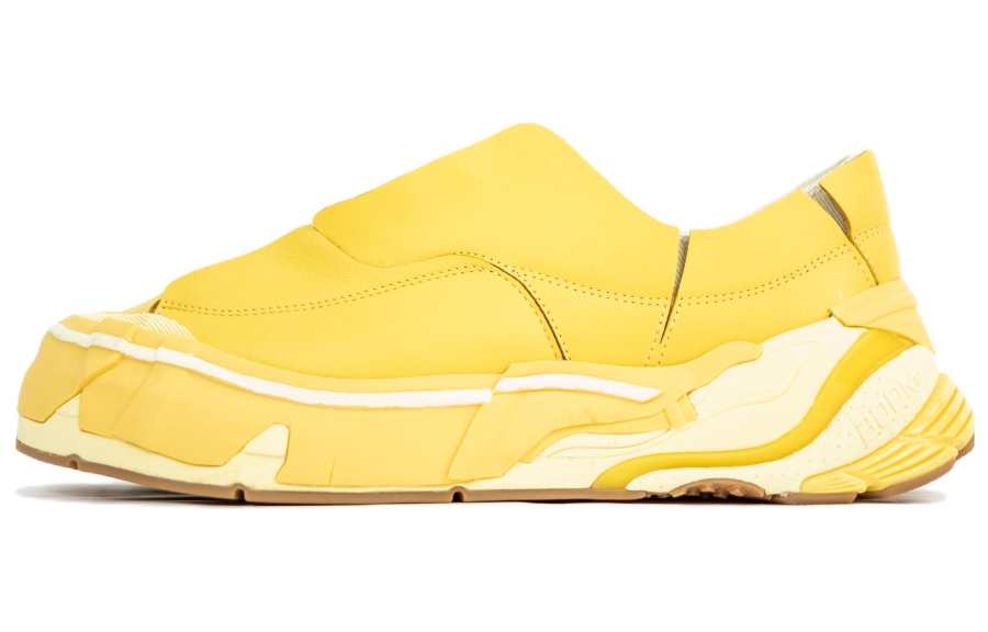 Li-Ning Li Ning Wuji Cushioning Slip Resistant Abrasion Resistant Low top Sports Casual Shoes Men's Yellow