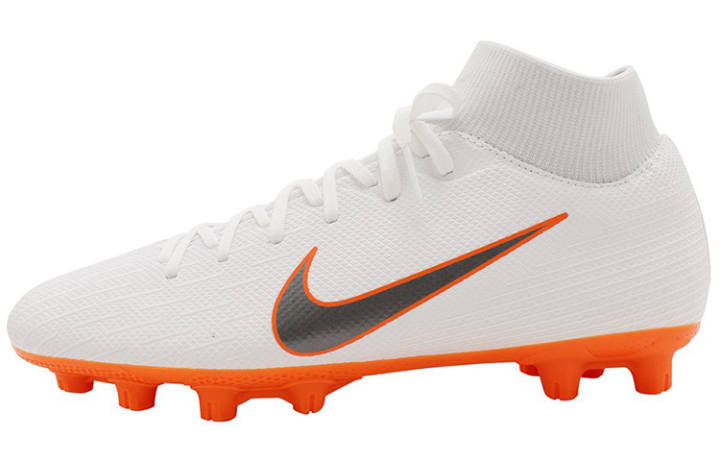 Nike Nike Mercurial Superfly 6 Soccer Shoes Men's Mid Top White/Orange