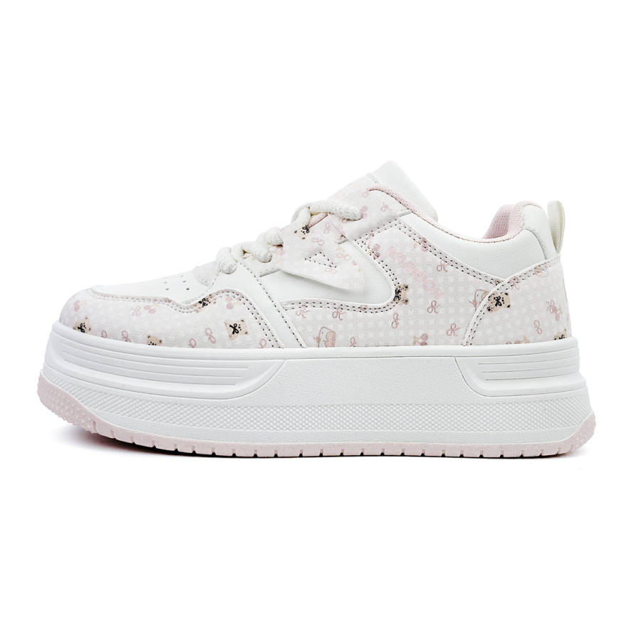 Warrior Everyday Commute, Sweet And Cute, Platform Shiro Shoes Low top Casual Shoes Women's