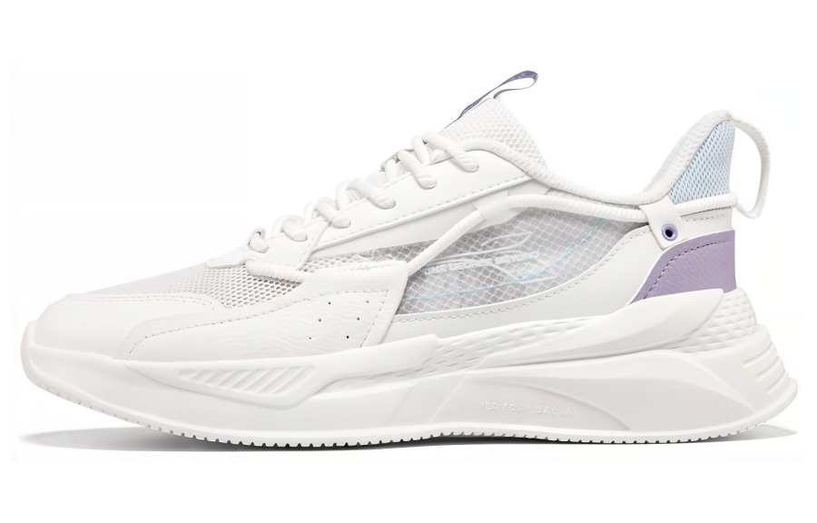 361° Slip Resistant, Abrasion Resistant, Lightweight Low top Sports Casual Shoes Women's White Purple