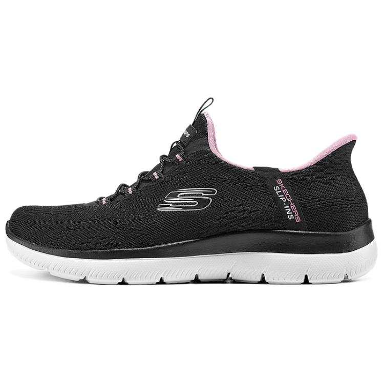Skechers Summits Fabric Abrasion Resistant Low top Casual Shoes Women's Black