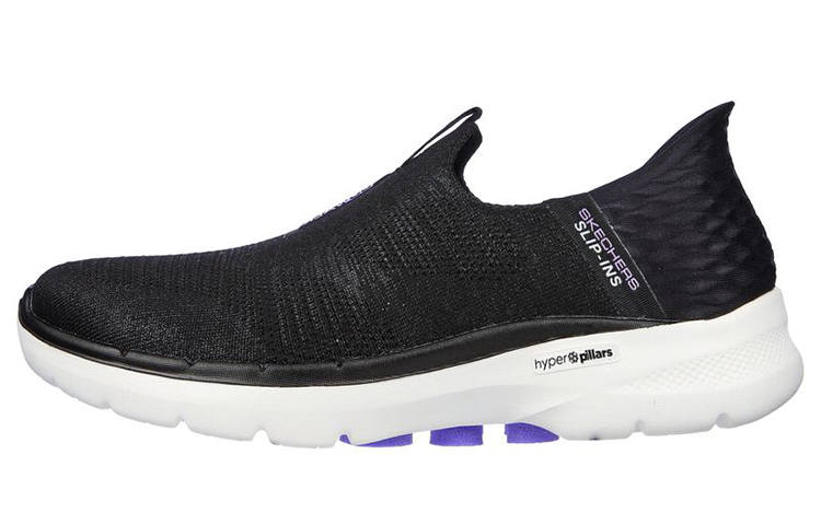 Skechers Go Walk 6 Hands Free Slip Ins Low top Walking Shoes Women's Black