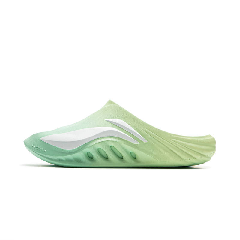 Li-Ning Li Ning SOFT SLIPPER Slip Resistant Odor Resistant Cushioning Slide Slippers Unisex Yellow Green