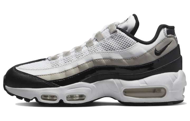 Nike Nike Air Max 95 White Light Iron Ore Black Patent Women's