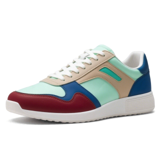 Snow Know The Answer (SKTA) Snow Know The Answer SKTA Synthetic Leather Abrasion Resistant Cushioning Low top Casual Shoes Men's Blue Brown