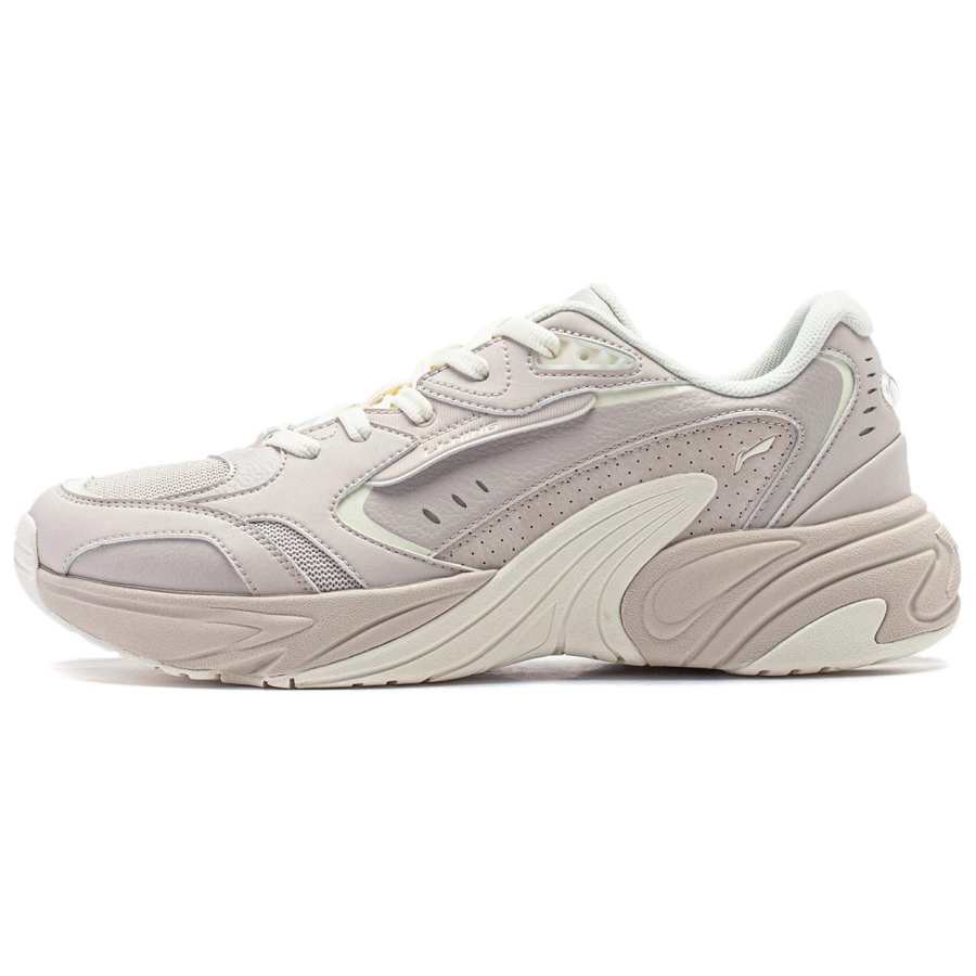Li-Ning Li Ning Orca Synthetic Leather, Textile Soft And Comfortable Abrasion Resistant Slip Resistant Low top Casual Shoes