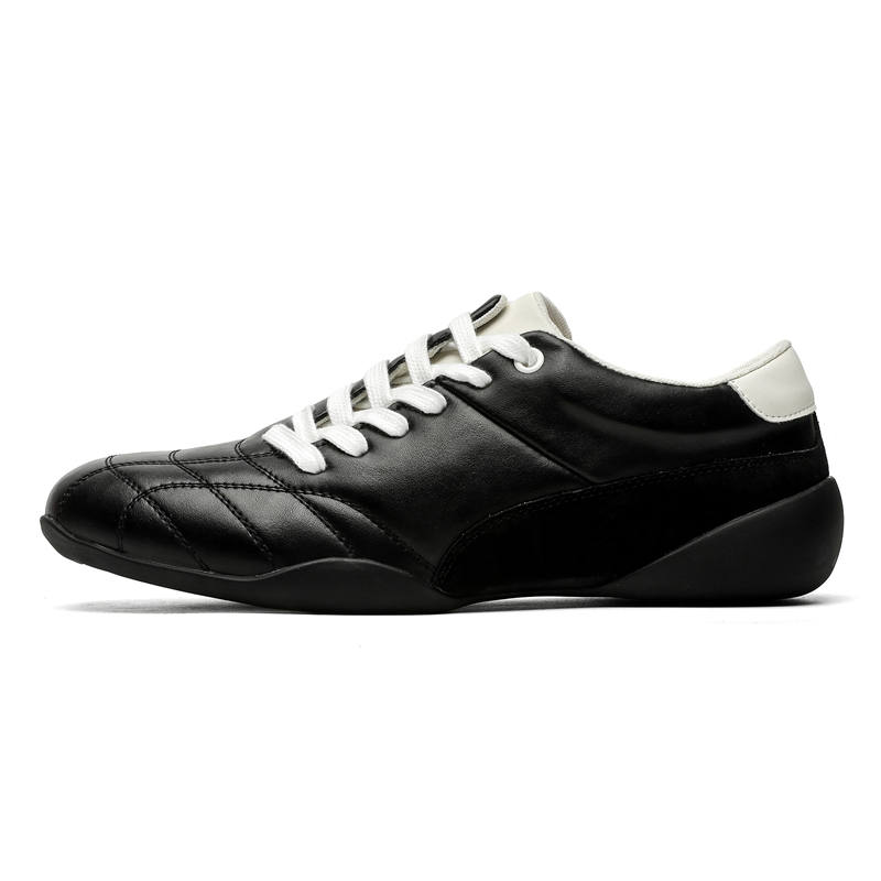 HUOFEIYU Slip Resistant Abrasion Resistant Slip Resistant Abrasion Resistant Low top Casual Shoes Unisex Black