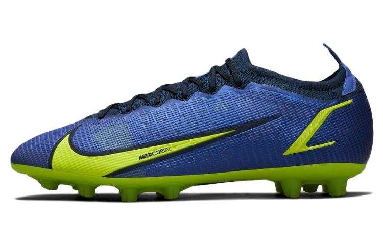 Nike Nike Mercurial Vapor 14 HG Hard Ground Slip Resistant Abrasion Resistant Soccer Shoes Men's Sapphire Blue