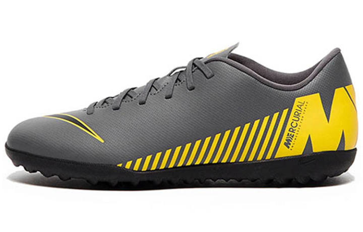 Nike Nike Mercurial Vapor 12 Soccer Shoes Men's Low Top Gray/Yellow