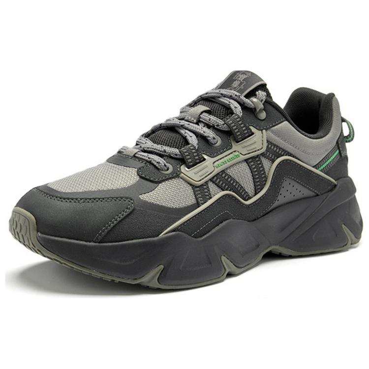 QIAODAN Slip Resistant Thermal Low top Casual Shoes Men's Gray