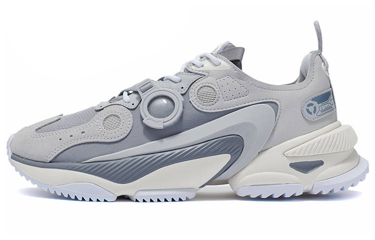 Li-Ning Li Ning Nebula M1 Cushioning Slip Resistant Abrasion Resistant Lightweight Low top Sports Casual Shoes Men's Gray