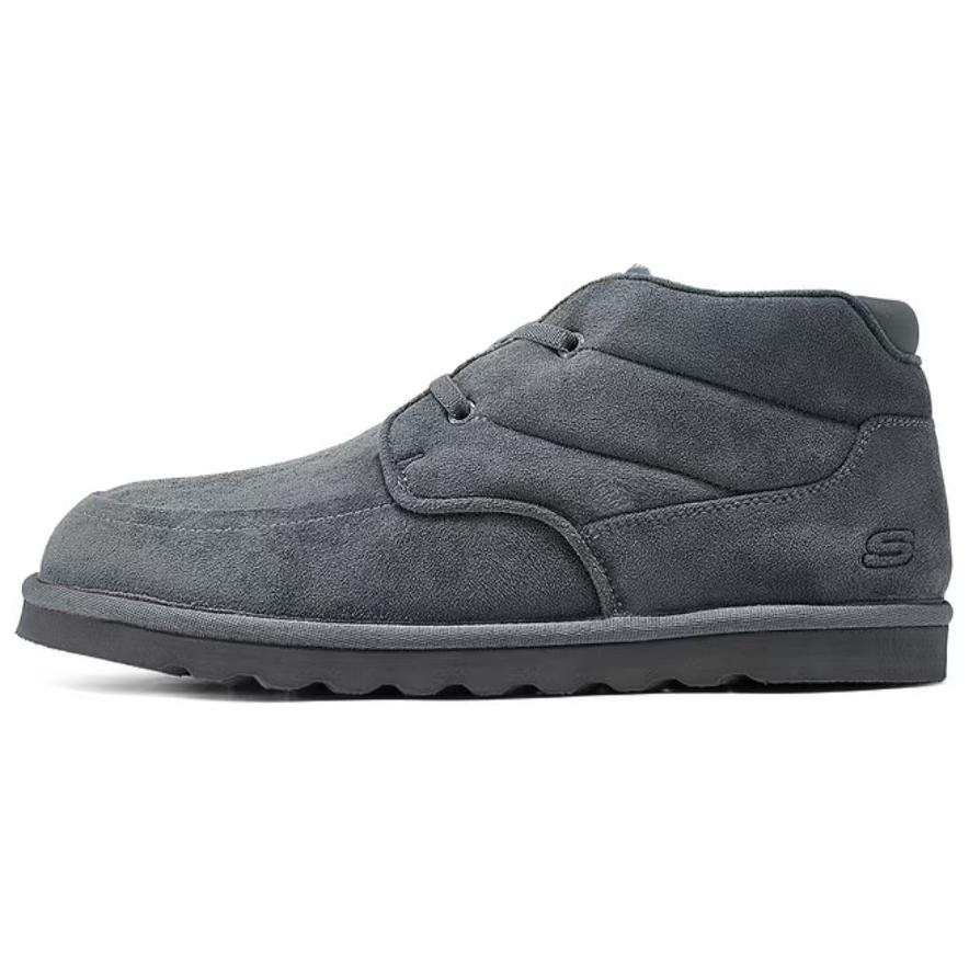 Skechers MENS USA Mid top Casual Shoes Men's Charcoal Gray