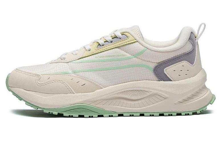 361° Slip Resistant Abrasion Resistant Low top Casual Shoes Women's Beige Green