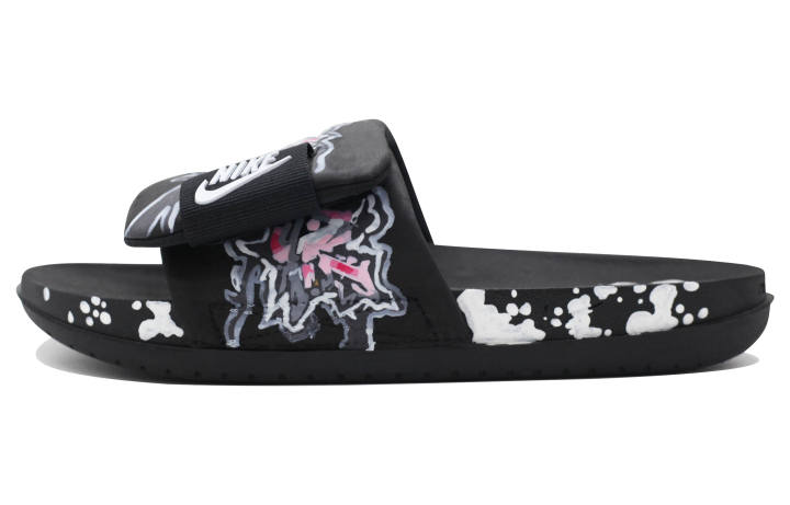 Nike Nike Offcourt Slip Resistant Quick Dry Slide Slippers Unisex Black White