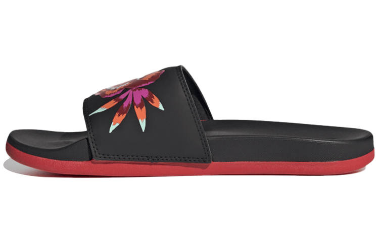 Adidas Adidas Wmns Adilette Comfort Slide 'Black Floral' Women's
