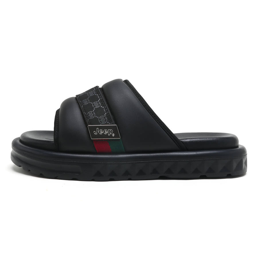 Jeep Fashion Trend EVA Slide Slippers Men's Black