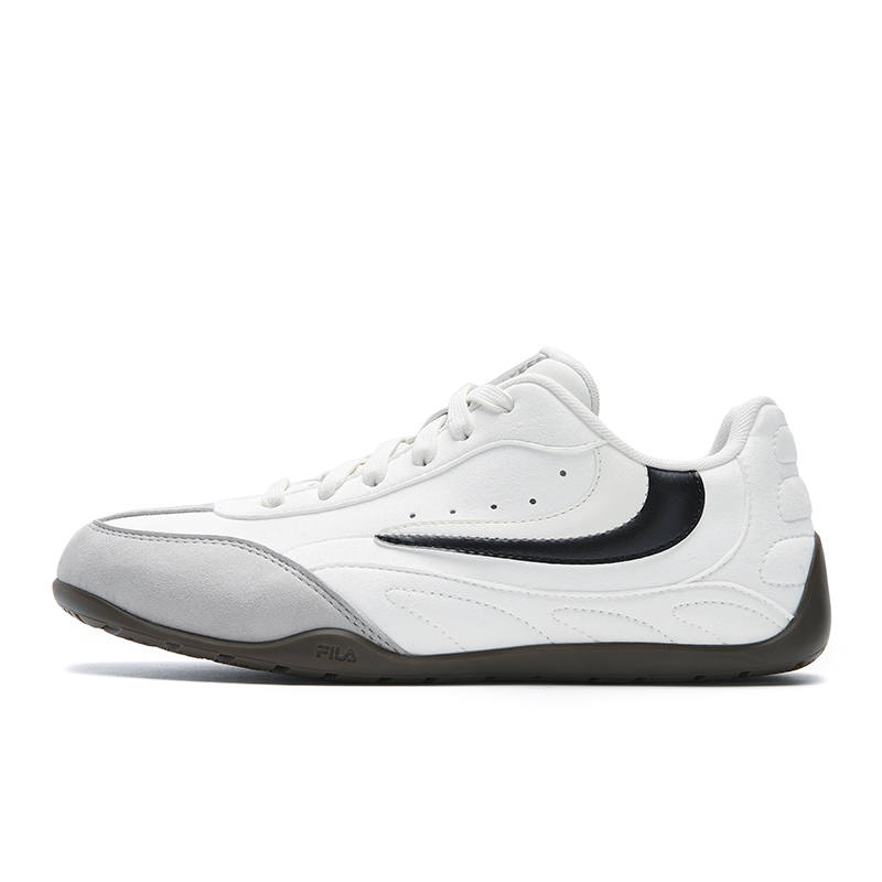 FILA HYPER Lightweight Low top Casual Shoes Women's White Gray