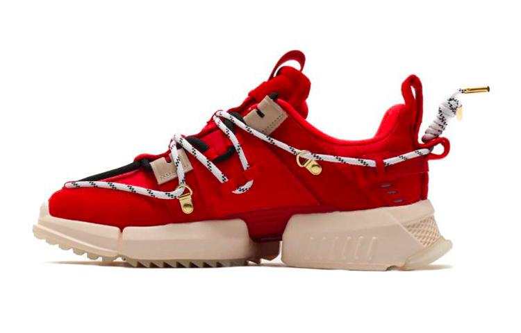Li-Ning Atmos x Li Ning Pan Gu Titan 20SP S Cushioning Slip Resistant Low top Casual Shoes Women's Red