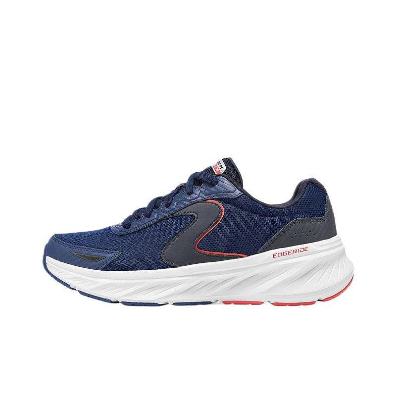 Skechers SPORT MENS Fashion Abrasion Resistant Low top Casual Shoes Men's Blue Red