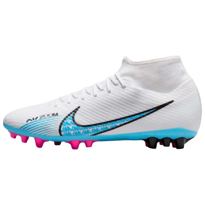 Nike Nike Mercurial Superfly 9 Slip Resistant Abrasion Resistant Soccer Shoes Men's White