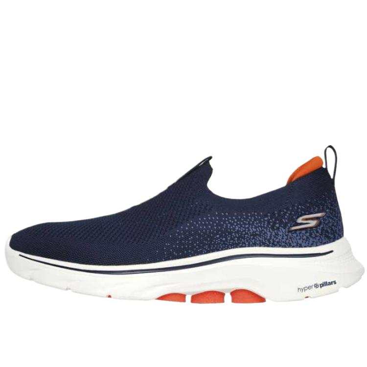 Skechers GO WALK 7 Low top Casual Shoes Men's Blue