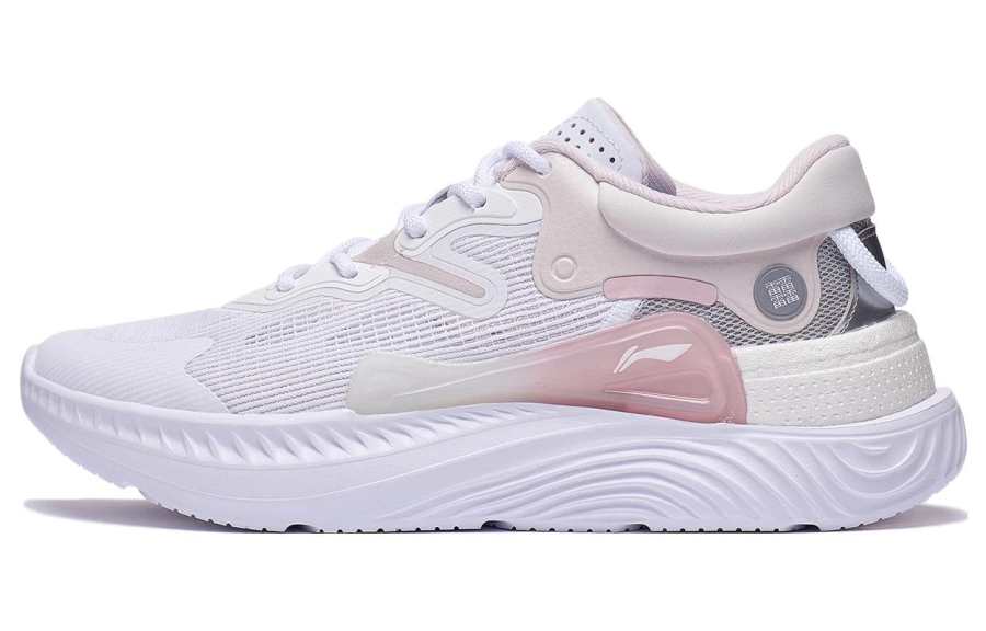 Li-Ning Li Ning Spark Lite Textile, Synthetic Leather Slip Resistant Abrasion Resistant Low top Sports Casual Shoes Women's