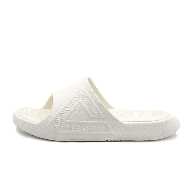 PEAK Taichi Classic Slippers Quiet Slip Resistant Abrasion Resistant Slide Slippers Men's Super Light White