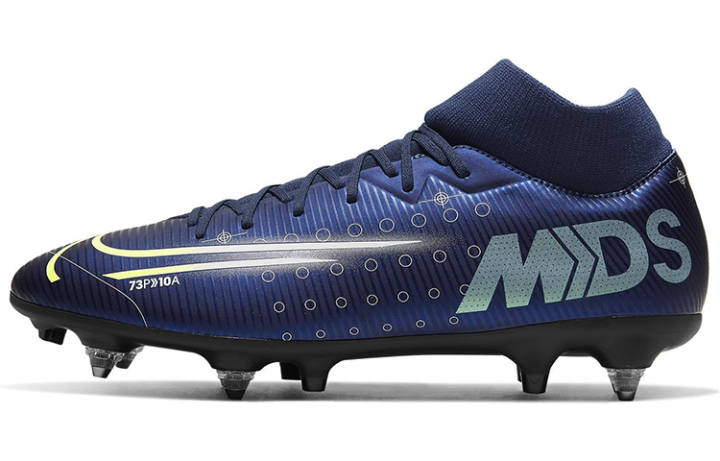 Nike Nike Mercurial Superfly 7 Soccer Shoes Men's Mid Top Blue