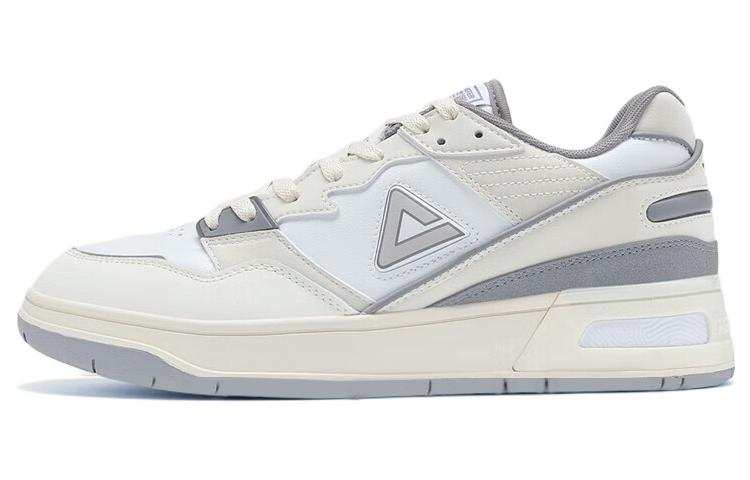 PEAK Taichi 910OG Slip Resistant Abrasion Resistant Low top Sports Casual Shoes Men's White Gray