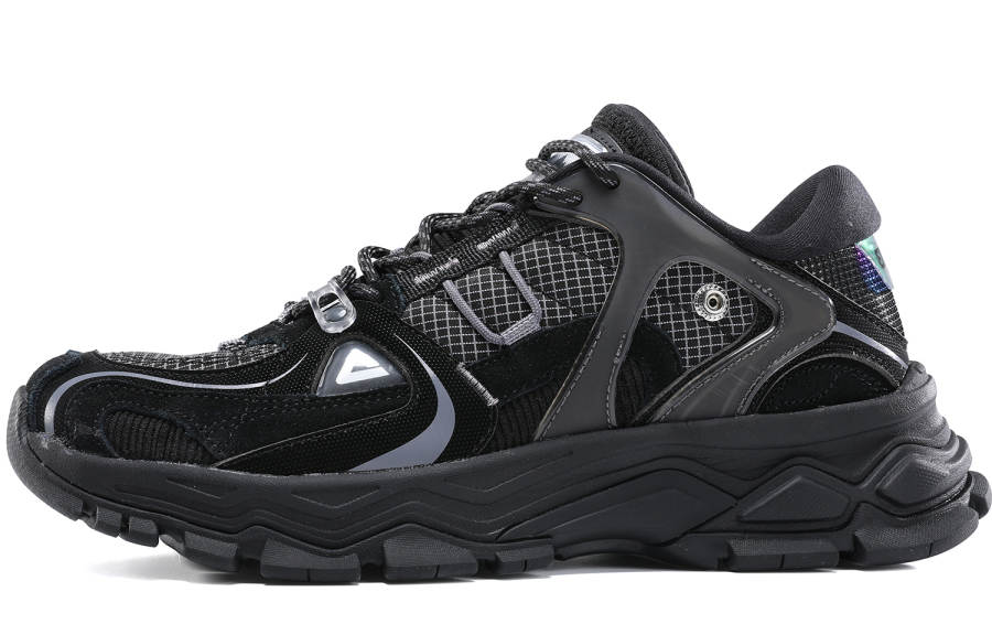 PEAK Casual Shoes Women's Low Top All Black