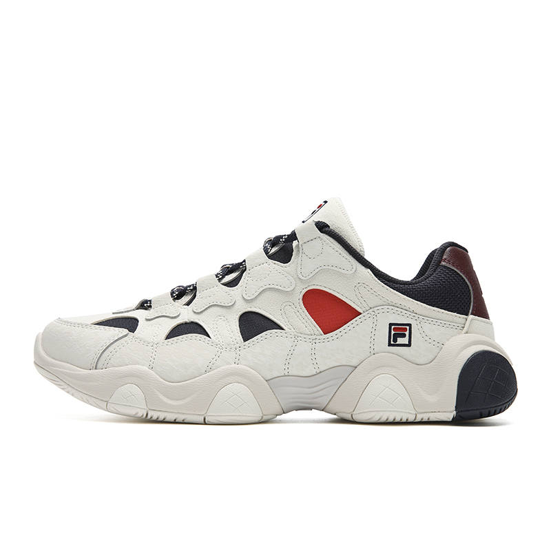 FILA JAGGER 2025 Abrasion Resistant Lightweight Low top Casual Shoes Men's Gray Blue