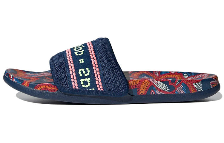 Adidas Adidas Wmns Adilette Comfort Slide 'Floral - Mystery Blue' Women's