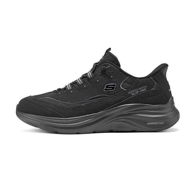 Skechers SPORT MENS Abrasion Resistant Low top Casual Shoes Men's Black