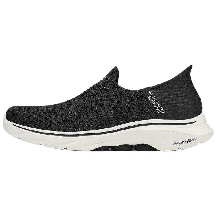 Skechers GO WALK 7 Low top Casual Shoes Men's Black White