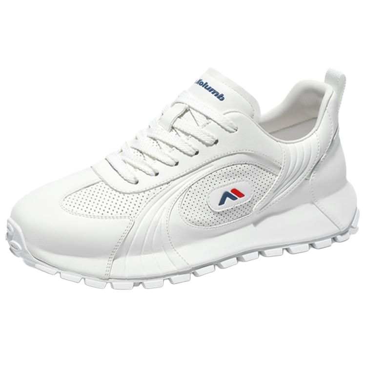 Kolumb Cushioning Abrasion Resistant Breathable Low top Casual Shoes Men's White