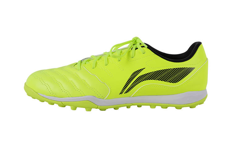 Li-Ning Li Ning TF Turf Cushioning Slip Resistant Abrasion Resistant Soccer Shoes Men's Neon Green