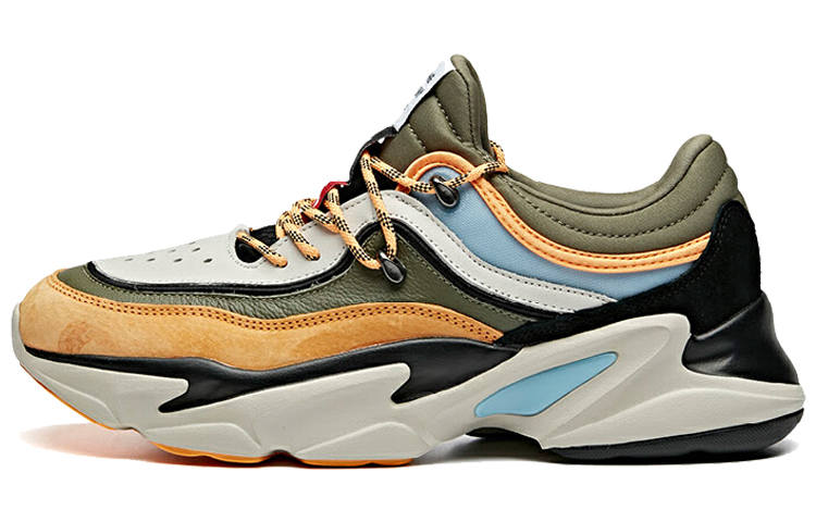 ANTA Casual Shoes Men's Low Top Blue Gray Orange